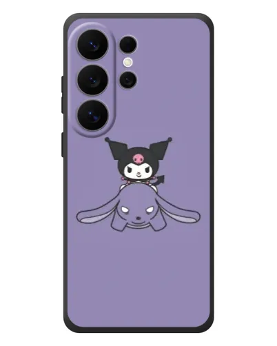 Чехол для Samsung Galaxy S26 Ultra с картинкой «Kuromi на лиловом фоне» Чехол для Samsung Galaxy S26 Ultra с картинкой «Kuromi на лиловом фоне»
