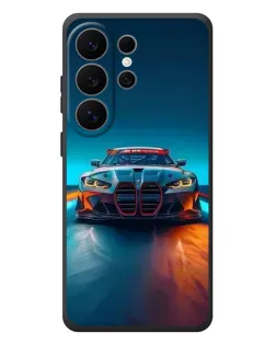 Чехол для Samsung Galaxy S26 Ultra с картинкой «BMW — огни неона» Чехол для Samsung Galaxy S26 Ultra с картинкой «BMW — огни неона»