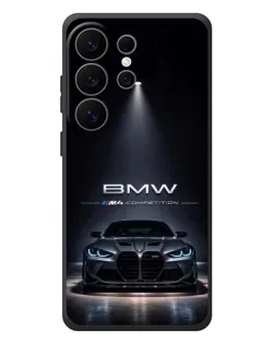 Чехол для Samsung Galaxy S26 Ultra с картинкой «BMW сквозь ночной город» Чехол для Samsung Galaxy S26 Ultra с картинкой «BMW сквозь ночной город»