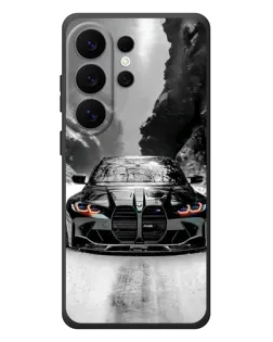 Чехол для Samsung Galaxy S26 Ultra с картинкой «BMW — акварельный дрифт» Чехол для Samsung Galaxy S26 Ultra с картинкой «BMW — акварельный дрифт»