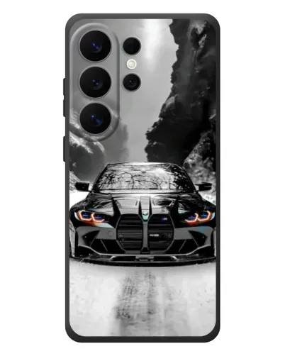 Чехол для Samsung Galaxy S26 Ultra с картинкой «BMW — акварельный дрифт» Чехол для Samsung Galaxy S26 Ultra с картинкой «BMW — акварельный дрифт»