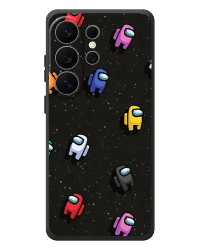Чехол для Samsung Galaxy S26 Ultra с картинкой «Космический паттерн Among Us» Чехол для Samsung Galaxy S26 Ultra с картинкой «Космический паттерн Among Us»