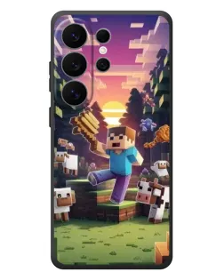 Чехол для Samsung Galaxy S26 Ultra с картинкой «Стив на ферме» Чехол для Samsung Galaxy S26 Ultra с картинкой «Стив на ферме»