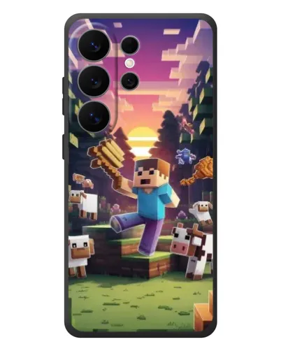 Чехол для Samsung Galaxy S26 Ultra с картинкой «Стив на ферме» Чехол для Samsung Galaxy S26 Ultra с картинкой «Стив на ферме»