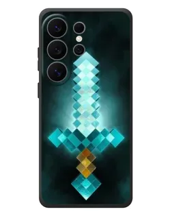 Чехол для Samsung Galaxy S26 Ultra с картинкой «Алмазный меч неон» Чехол для Samsung Galaxy S26 Ultra с картинкой «Алмазный меч неон»