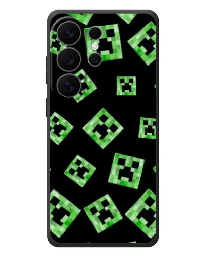 Чехол для Samsung Galaxy S26 Ultra с картинкой «Паттерн с криперами» Чехол для Samsung Galaxy S26 Ultra с картинкой «Паттерн с криперами»