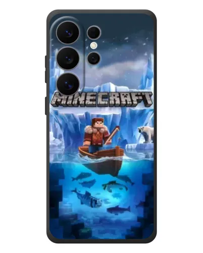 Чехол для Samsung Galaxy S26 Ultra с картинкой «Minecraft ледяной мир» Чехол для Samsung Galaxy S26 Ultra с картинкой «Minecraft ледяной мир»
