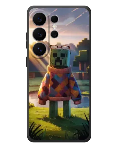 Чехол для Samsung Galaxy S26 Ultra с картинкой «Крипер в свитере» Чехол для Samsung Galaxy S26 Ultra с картинкой «Крипер в свитере»