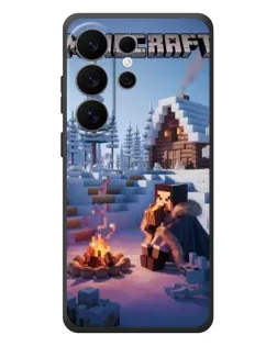 Чехол для Samsung Galaxy S26 Ultra с картинкой «Зимний Minecraft» Чехол для Samsung Galaxy S26 Ultra с картинкой «Зимний Minecraft»