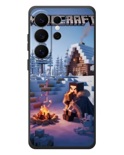 Чехол для Samsung Galaxy S26 Ultra с картинкой «Зимний Minecraft» Чехол для Samsung Galaxy S26 Ultra с картинкой «Зимний Minecraft»