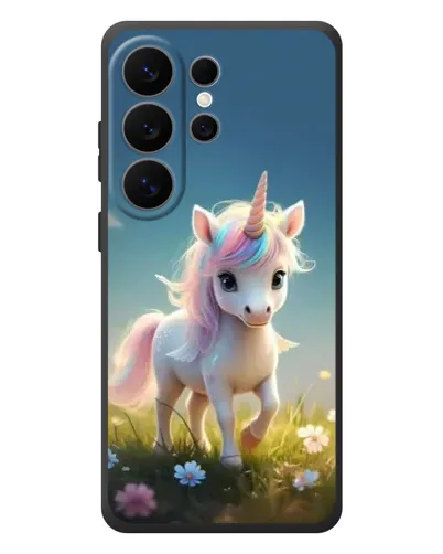 Чехол для Samsung Galaxy S26 Ultra с картинкой «Единорог на поляне» Чехол для Samsung Galaxy S26 Ultra с картинкой «Единорог на поляне»