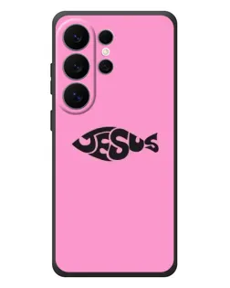 Чехол для Samsung Galaxy S26 Ultra с картинкой «Розовый символ  Jesus»