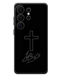 Чехол для Samsung Galaxy S26 Ultra с картинкой «Графический крест Jesus»