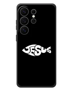 Чехол для Samsung Galaxy S26 Ultra с картинкой «Рыба Jesus»