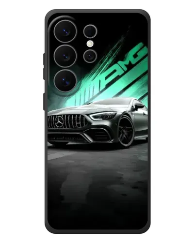 Чехол для Samsung Galaxy S26 Ultra с картинкой «Темный Mercedes AMG»