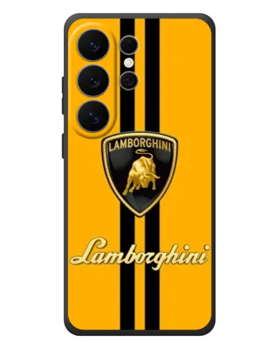 Чехол для Samsung Galaxy S26 Ultra с картинкой «Lamborghini Stripe желтый»