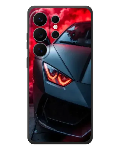 Чехол для Samsung Galaxy S26 Ultra с картинкой «Lamborghini красное сияние»