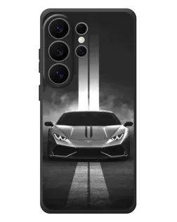 Чехол для Samsung Galaxy S26 Ultra с картинкой «Lamborghini симметрия дорог»