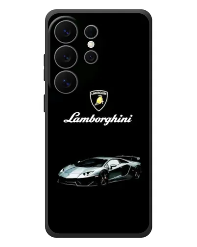 Чехол для Samsung Galaxy S26 Ultra с картинкой «Логотип Lamborghini классика»