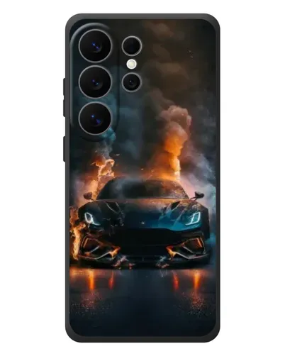 Чехол для Samsung Galaxy S26 Ultra с картинкой «Lamborghini дымная эстетика»