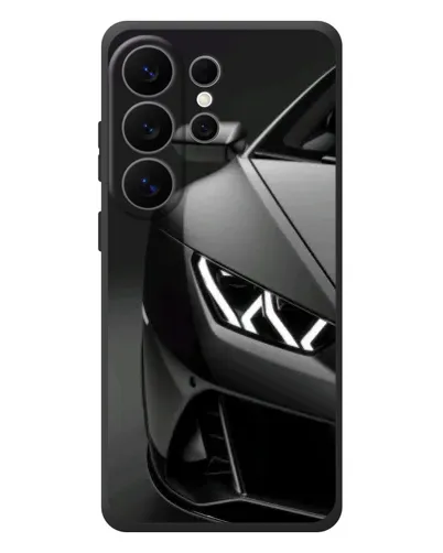 Чехол для Samsung Galaxy S26 Ultra с картинкой «Lamborghini фары детализация»