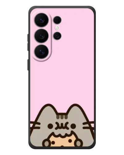 Чехол для Samsung Galaxy S26 Ultra с картинкой «Pusheen и печенье»