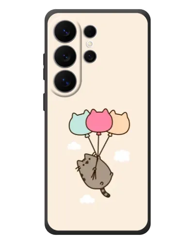 Чехол для Samsung Galaxy S26 Ultra с картинкой «Пушин на шариках»