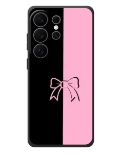 Чехол для Samsung Galaxy S26 Ultra с картинкой «Половинки банта»