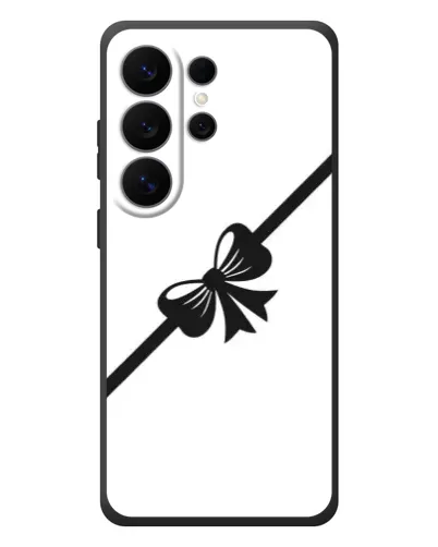 Чехол для Samsung Galaxy S26 Ultra с картинкой «Диагональный бант»