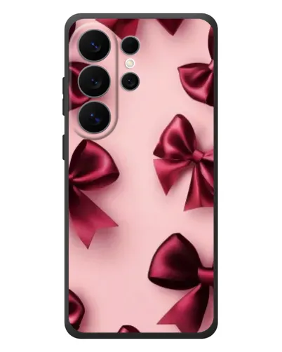 Чехол для Samsung Galaxy S26 Ultra с картинкой «Бордовый атлас»