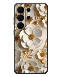 Чехол для Samsung Galaxy S26 Ultra с картинкой «Белие бумажние цвети» Чехол для Samsung Galaxy S26 Ultra с картинкой «Белие бумажние цвети»