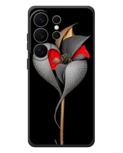 Чехол для Samsung Galaxy S26 Ultra с картинкой «Серебряный фантазийный цветок» Чехол для Samsung Galaxy S26 Ultra с картинкой «Серебряный фантазийный цветок»