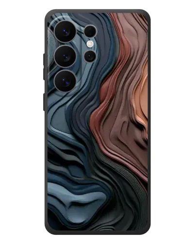 Чехол для Samsung Galaxy S26 Ultra с картинкой «Цветные волны каньона»
