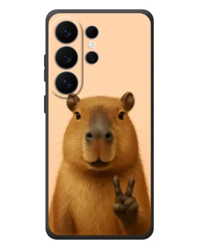 Чехол для Samsung Galaxy S26 Ultra с картинкой «Капибара виктория» Чехол для Samsung Galaxy S26 Ultra с картинкой «Капибара виктория»