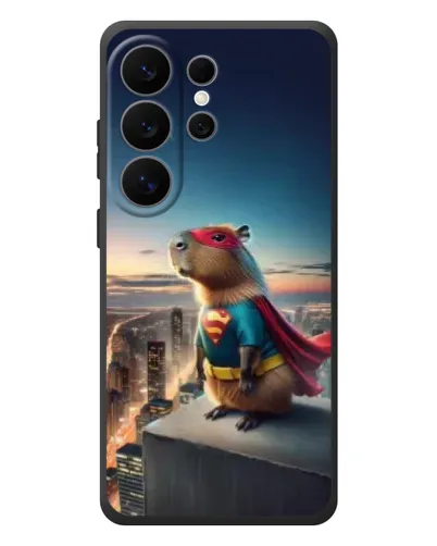 Чехол для Samsung Galaxy S26 Ultra с картинкой «Капи-мен супергерой» Чехол для Samsung Galaxy S26 Ultra с картинкой «Капи-мен супергерой»