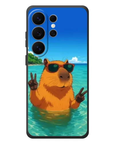 Чехол для Samsung Galaxy S26 Ultra с картинкой «Морская капибара» Чехол для Samsung Galaxy S26 Ultra с картинкой «Морская капибара»