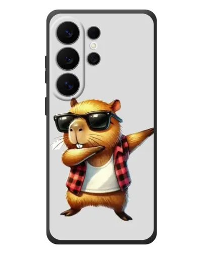 Чехол для Samsung Galaxy S26 Ultra с картинкой «Капибара рэпер даб» Чехол для Samsung Galaxy S26 Ultra с картинкой «Капибара рэпер даб»