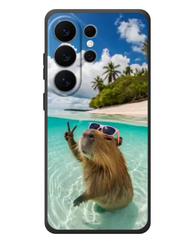 Чехол для Samsung Galaxy S26 Ultra с картинкой «Капибара на море» Чехол для Samsung Galaxy S26 Ultra с картинкой «Капибара на море»