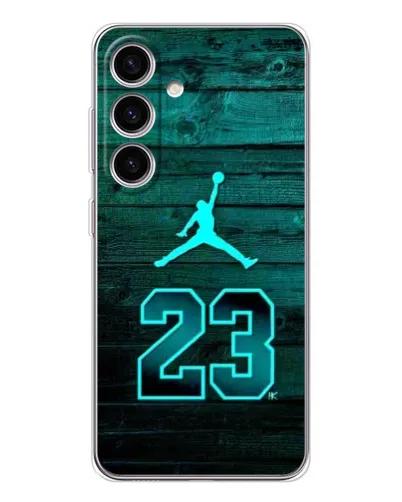 Чехол для Samsung Galaxy S26 с картинкой «Jordan Cyan 23»