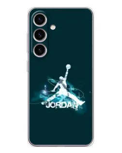 Чохол для Samsung Galaxy S26 з картинкою «Jordan Blue Fire» Чохол для Samsung Galaxy S26 з картинкою «Jordan Blue Fire»