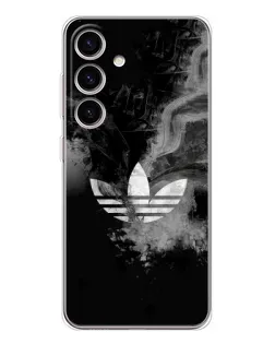 Чехол для Samsung Galaxy S26 с картинкой «Абстрактный дым Adidas»