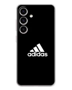 Чехол для Samsung Galaxy S26 с картинкой «Черная классика Adidas»