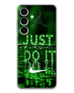 Чехол для Samsung Galaxy S26 с картинкой «Зеленый неоновый Nike» Чехол для Samsung Galaxy S26 с картинкой «Зеленый неоновый Nike»