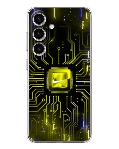 Чехол для Samsung Galaxy S26 с картинкой «Nike — золотая искра» Чехол для Samsung Galaxy S26 с картинкой «Nike — золотая искра»