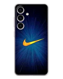 Чехол для Samsung Galaxy S26 с картинкой «Синий пульс Nike» Чехол для Samsung Galaxy S26 с картинкой «Синий пульс Nike»