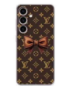 Чехол для Samsung Galaxy S26 с картинкой «LV с бантом» Чехол для Samsung Galaxy S26 с картинкой «LV с бантом»