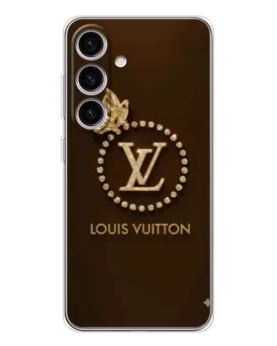 Чехол для Samsung Galaxy S26 с картинкой «LV — золотая печать» Чехол для Samsung Galaxy S26 с картинкой «LV — золотая печать»