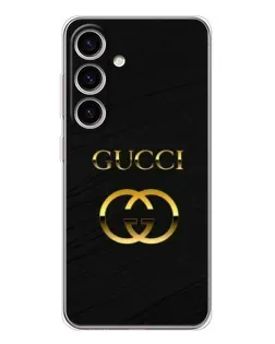 Чехол для Samsung Galaxy S26 с картинкой «Золотой логотип Gucci» Чехол для Samsung Galaxy S26 с картинкой «Золотой логотип Gucci»