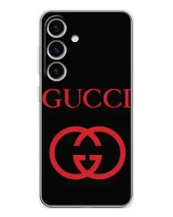 Чехол для Samsung Galaxy S26 с картинкой «Gucci — красный логотип» Чехол для Samsung Galaxy S26 с картинкой «Gucci — красный логотип»