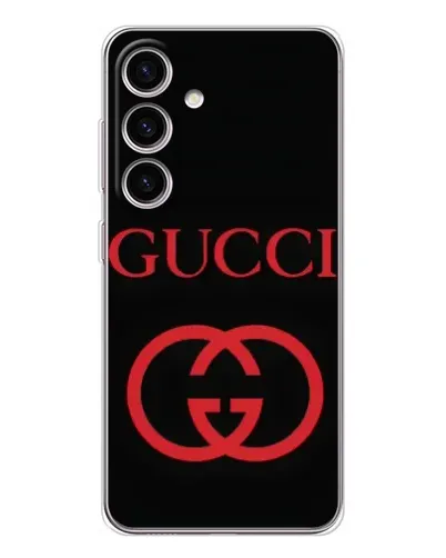 Чехол для Samsung Galaxy S26 с картинкой «Gucci — красный логотип»